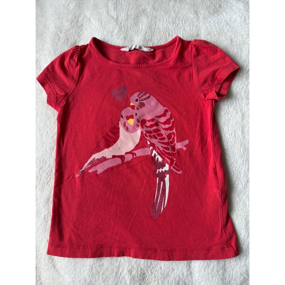 H&M Red Lovebirds tee